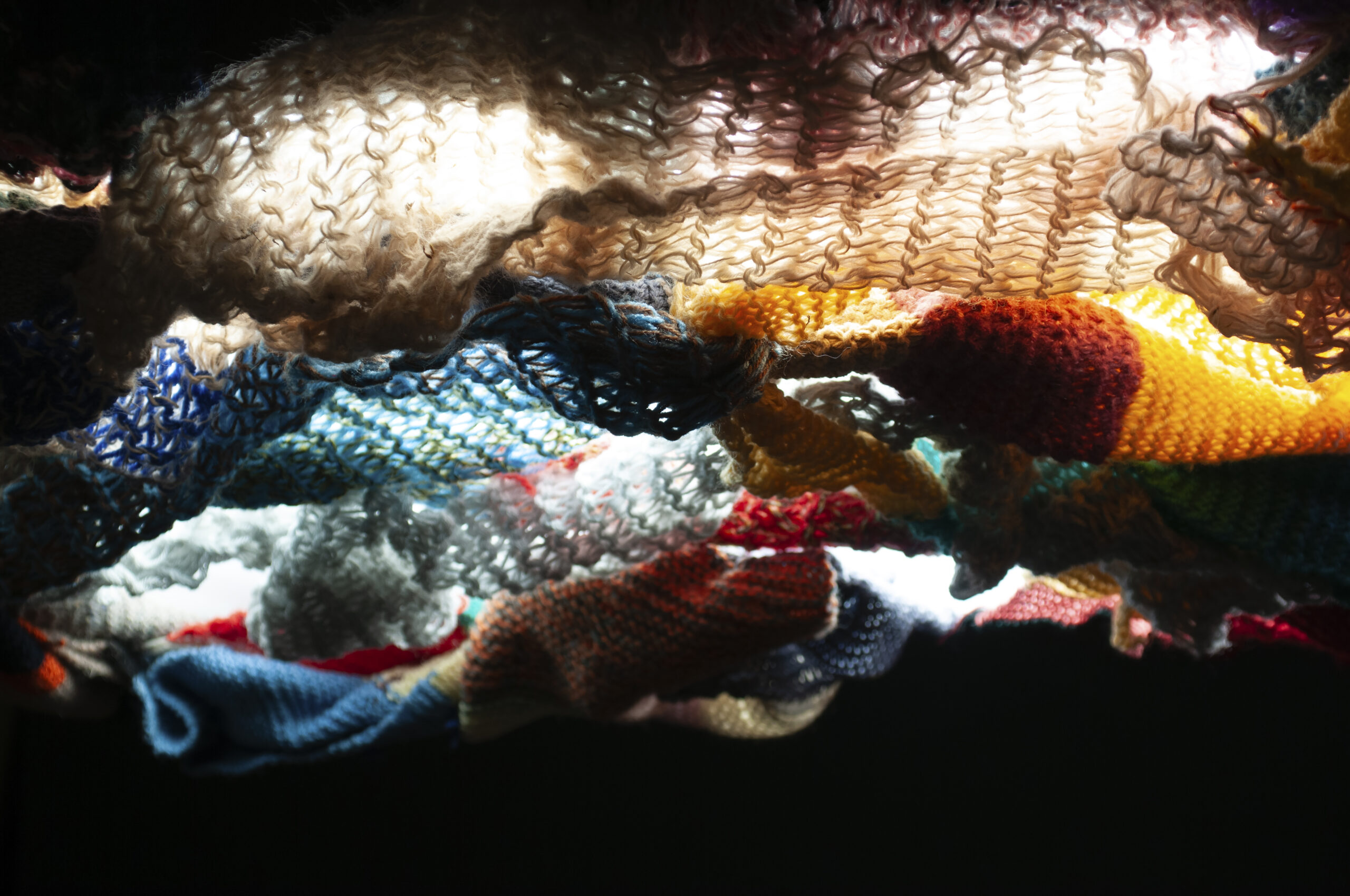Sculptures textiles et photographies